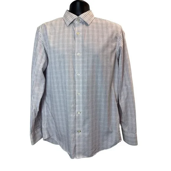 Banana Republic | Shirts | Banana Republic Mens Noniron Slim Fit Checkered Dress  Shirt M | Poshmark